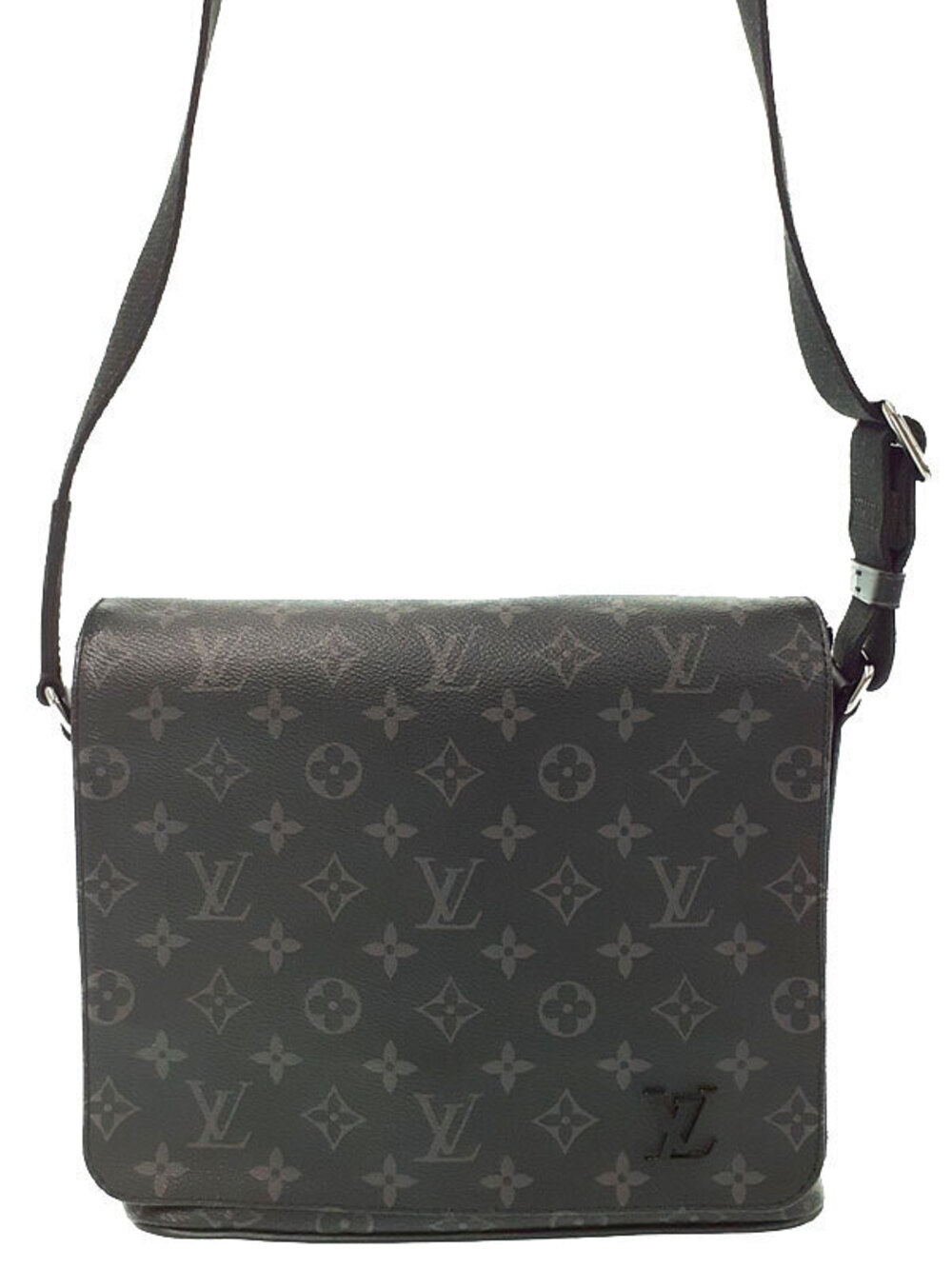 Louis Vuitton Monogram Eclipse Black District NM Shoulder Bag